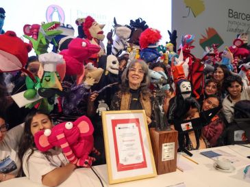 Elena Ospina recibió su homenaje desde la emoción, la gratitud y la convicción de que la caricatura sigue siendo un territorio capaz de provocar reflexión, crítica y comunidad. EL INFORMADOR/ A. NAVARRO.