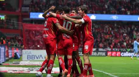 Toluca tuvo que resistir ante los embates asfixiantes de los regios, pero con garra y corazón, mantuvieron el resultado que les favorecía. IMAGO7.