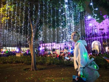 Segunda edición del festival Bien de Noche Guadalajara, esta vez con temática navideña. EL INFORMADOR/J.ACOSTA