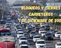 Bloqueos y cierres de carreteras en México este 7 de diciembre de 2025. EL INFORMADOR / ARCHIVO