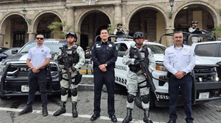 Dependencias de seguridad desplegarán elementos para cumplir operativo en el Centro Histórico, en la Americana, Miravalle y Artesanos. ESPECIAL / Policía de Guadalajara