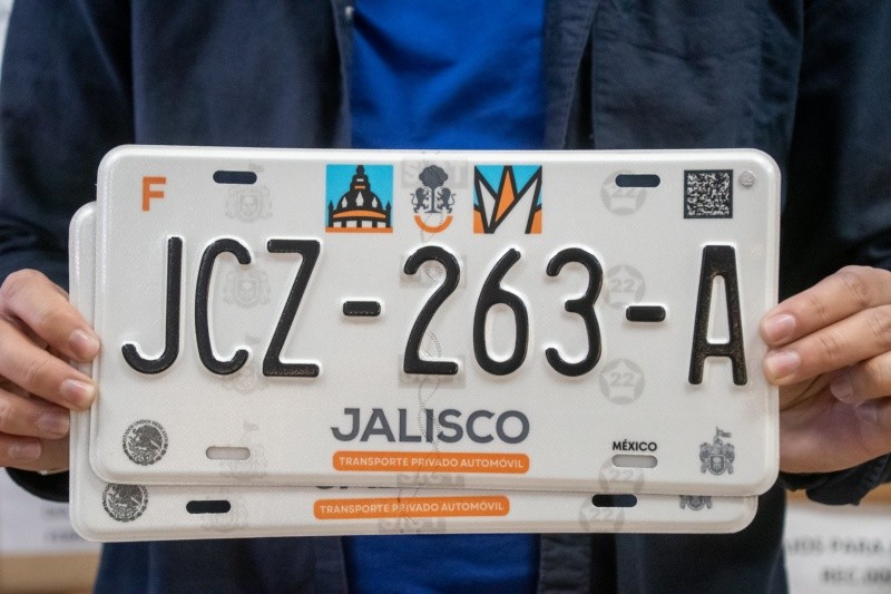 En diciembre todas las terminaciones numéricas pueden realizar la sustitución de placas vehiculares. ESPECIAL/Gobierno de Jalisco