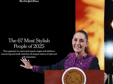 La publicación destaca su vestimenta con bordados creados por manos indígenas. EFE / M. GUZMÁN