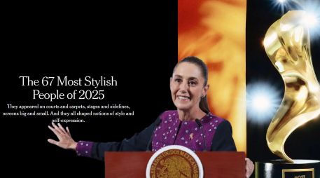 La publicación destaca su vestimenta con bordados creados por manos indígenas. EFE / M. GUZMÁN