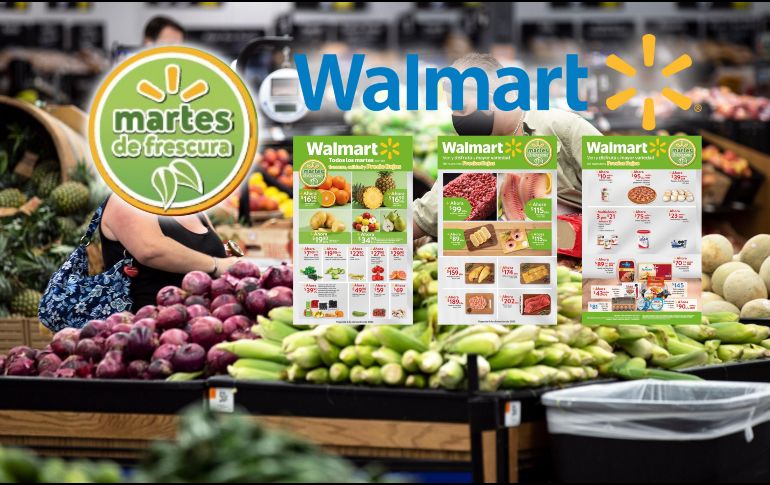Las ofertas por el Martes de Frescura este 9 de diciembre son válidas en las más de 2 mil sucursales físicas de Walmart y en su tienda en línea. EL INFORMADOR / ARCHIVO