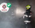 El incendio se presentó en un domicilio abandonado de la colonia Constitución. ESPECIAL / FACEBOOK Protección Civil y Bomberos Zapopan