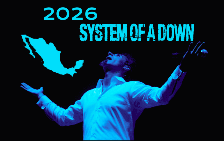 System of a Down regresará a México en 2026: esto es todo lo que debes saber del anuncio. NTX / ARCHIVO