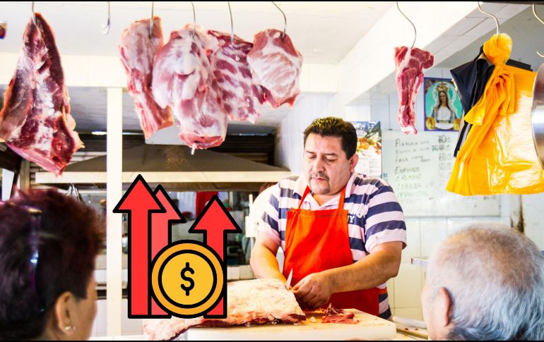 Los precios de la carne de cerdo aumentaron 9%, por encima del 7.4% del pollo. EL INFORMADOR / ARCHIVO