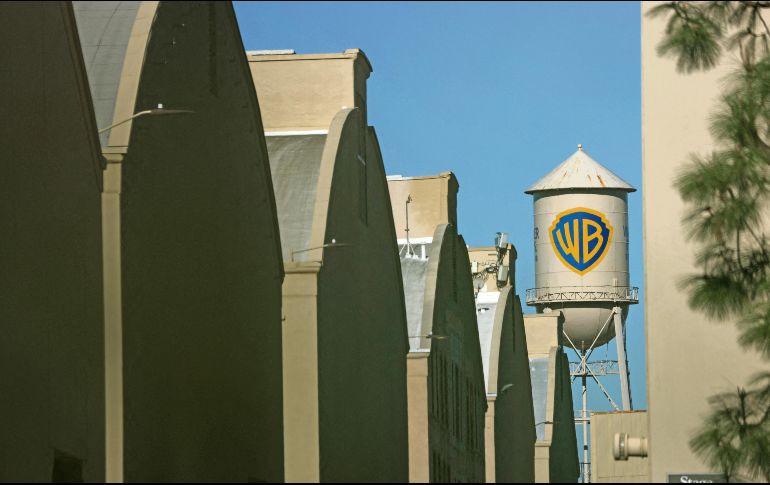 Vista de los estudios de cine y televisión de Warner Bros. Discovery. AFP