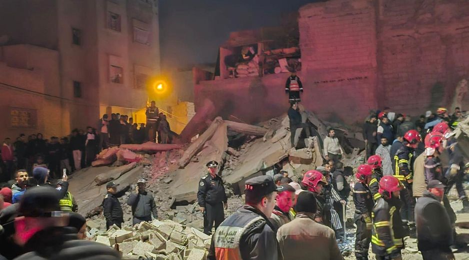 La infraestructura envejecida es común en muchos vecindarios de Fez. EFE/Omar EL Mouzaine/ goud.ma