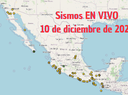 Sismos en México | EN VIVO | 10 de diciembre de 2025. ESPECIAL / SSN
