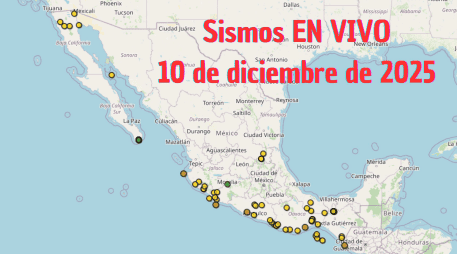 Sismos en México | EN VIVO | 10 de diciembre de 2025. ESPECIAL / SSN