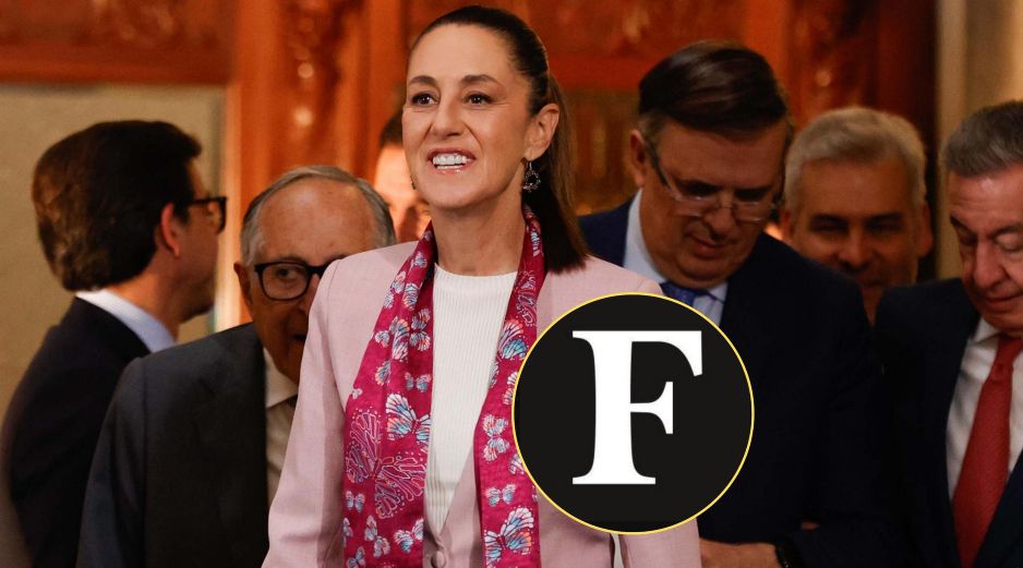 Entre personajes como Taylor Swift, Kim Kardashian, MacKenzie Scott, Ngozi Okonjo-Iweala y Sanae Takaichi, el nombre de la Presidenta de México. SUN / ARCHIVO