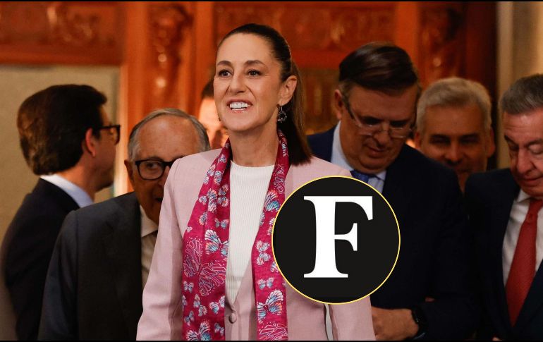 Entre personajes como Taylor Swift, Kim Kardashian, MacKenzie Scott, Ngozi Okonjo-Iweala y Sanae Takaichi, el nombre de la Presidenta de México. SUN / ARCHIVO