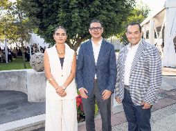 Mariana Belén, Dr. Abraham Mendoza Andrade y Rafael Hernánez. GENTE BIEN JALISCO / “Aniversario Alumni” de la Universidad Panamericana