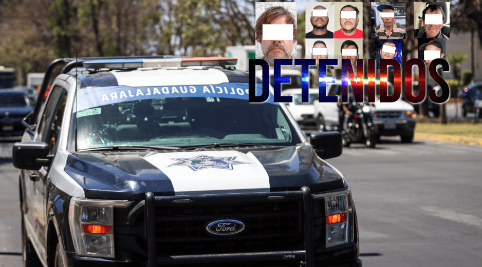 Estos son los resultados de la Policía de Guadalajara recabados en la semana pasada. EL INFORMADOR / ARCHIVO
