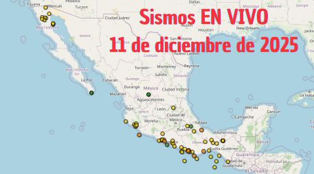 Sismos en México | EN VIVO | 11 de diciembre de 2025. ESPECIAL / SSN