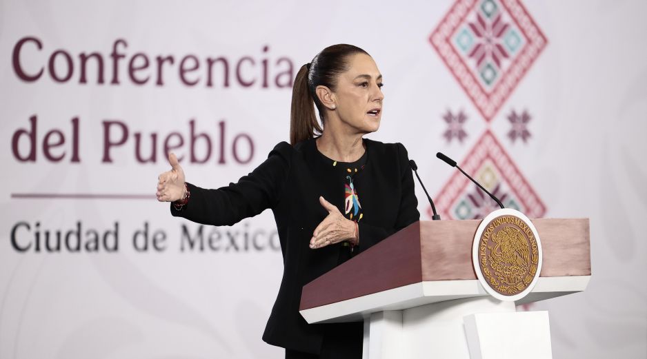 Sheinbaum reiteró que el AICM y el AIFA son las terminales más relevantes para fortalecer la conectividad aérea con Estados Unidos. EFE/ J. Mendez