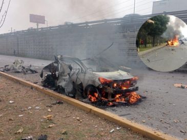 En el lugar fueron atendidas varias personas que resultaron lesionadas por la explosión, hasta el momento se desconoce su estado de salud. ESPECIAL / FACEBOOK Coordinación Municipal de Protección Civil y Bomberos Lerma