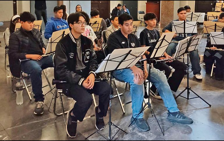 Integrantes de la Banda Sinfónica Estatal ECOS. CORTESÍA