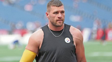 El linebacker no estará presente en los entrenamientos del equipo y su estado para el partido del lunes aún es incierto. AFP