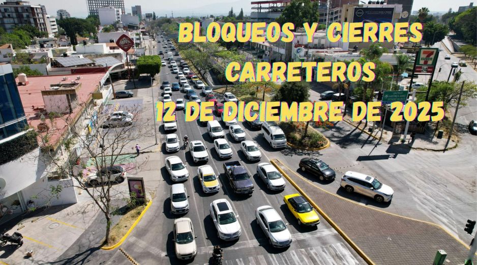 Bloqueos y cierres de carreteras en México este 12 de diciembre de 2025. EL INFORMADOR / ARCHIVO
