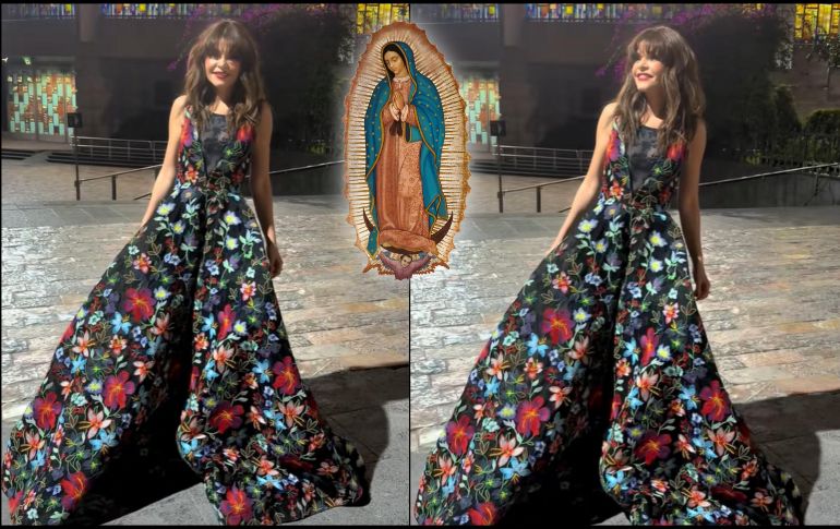 Esto sucedió tras la publicación de Itatí Cantoral de su regreso a la Basílica de Guadalupe para cantarle Las Mañanitas a la Virgen. ESPECIAL / TIKTOK ItatíCantoral