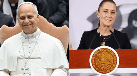 La llamada ocurre después de que, en su conferencia matutina del 2 de diciembre, la Presidenta informó públicamente que su gobierno busca concretar un contacto con León XIV. SUN / ARCHIVO / EFE / ARCHIVO