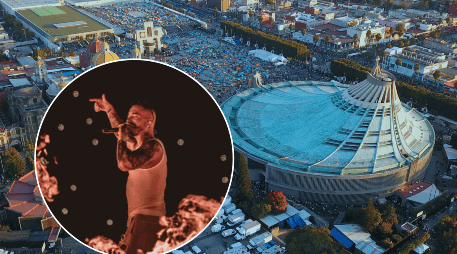 Balvín, se suma así a la gran marea de fieles que rodean a la Virgen de Guadalupe. SUN/ARCHIVO/ESPECIAL/@jbalvin