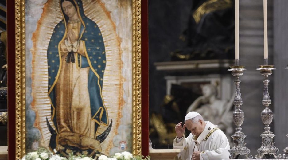 León XIV subrayó el papel de la Virgen de Guadalupe como portadora de consuelo en América. EFE/EPA/F. Frustaci