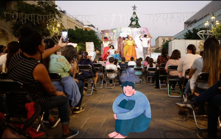 Estudios que demuestran que la presión que generan las expectativas que tiene el individuo con respecto a las fechas navideñas pueden generar estrés, ansiedad, tristeza y melancolía. EL INFORMADOR / ARCHIVO