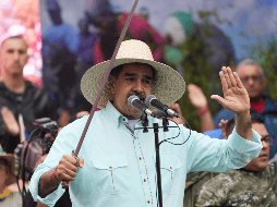 La rección de las personas ante el baile tan despreocupado de Maduro, está dividida entre quienes lo apoyan y quienes creen que hace el rídiculo. AP/A. Cubillos