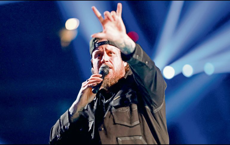 El músico se presentó en el escenario durante el iHeartRadio Music Festival 2025, en el T-Mobile Arena, en Las Vegas, Nevada. AFP