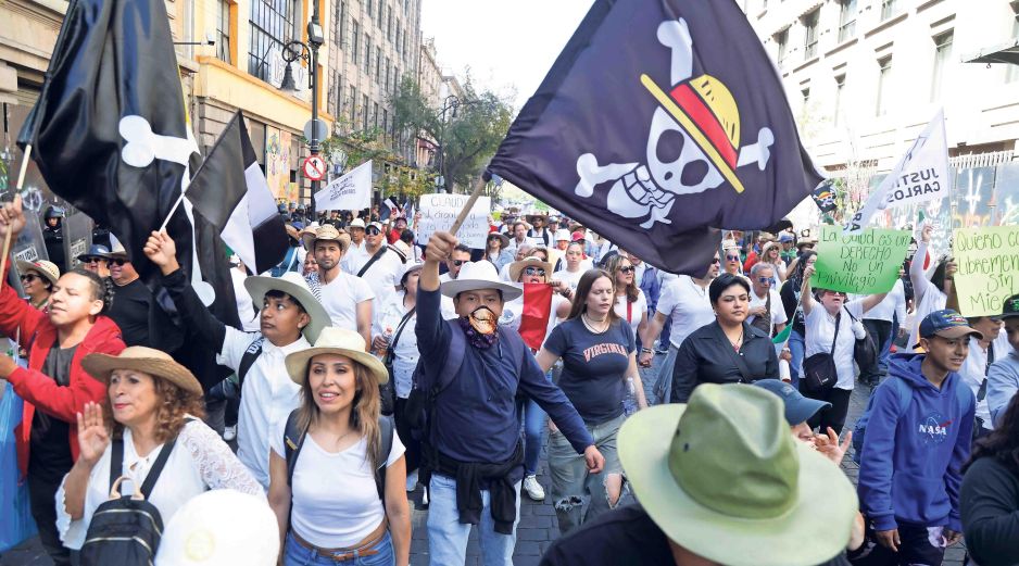 El secretario de Seguridad Ciudadana (SSC)  invitó a la gente a que se conduzca de manera pacífica en la marcha de la Generación Z. SUN / ARCHIVO