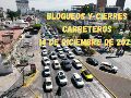 Bloqueos y cierres de carreteras en México este 14 de diciembre de 2025. EL INFORMADOR / ARCHIVO