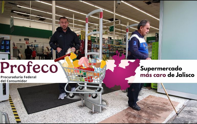 En este supermercado encuentras los precios más altos de todo Jalisco para adquirir la Canasta Básica; se encuentra en Zapopan. EL INFORMADOR / ARCHIVO