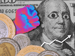 Recuerda que la cotización del dólar cambia a lo largo del día, por lo que su precio final de compra y venta puede variar; de momento, el peso mexicano es vencedor gracias al Banxico. ESPECIAL / Canva