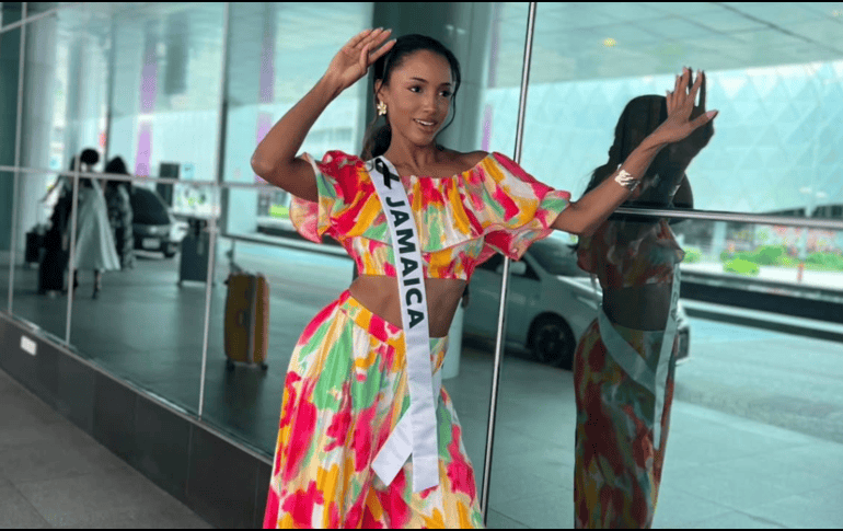 Miss Jamaica reaparece en redes sociales tras caída. ESPECIAL / IG / @officialgabriellehenry