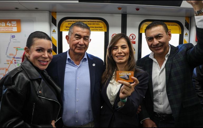 Imágenes de la inauguración de la Línea 4 del Tren Ligero este lunes 15 de diciembre. EL INFORMADOR/A. Navarro