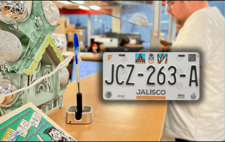 Las únicas placas que podrán circular en la entidad el próximo año son los diseños 