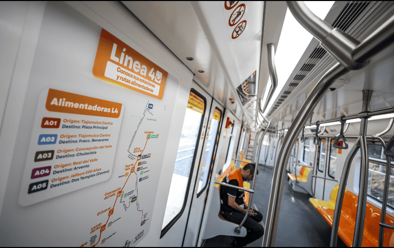 Así luce la nueva Línea 4 del Tren Ligero, inaugurada este lunes 15 de diciembre. EL INFORMADOR/A. Navarro