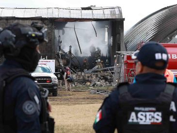 Autoridades del Edomex atendieron la caída de un jet Cessna que viajaba de Acapulco a Toluca con 10 personas a bordo. SUN/A. Vargas