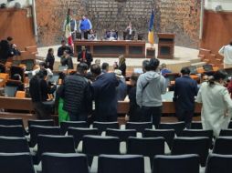 El Pleno del Congreso de Jalisco armonizó la ley federal en materia de extorsión durante sesión extraordinaria. EL INFORMADOR/M.HERNÁNDEZ