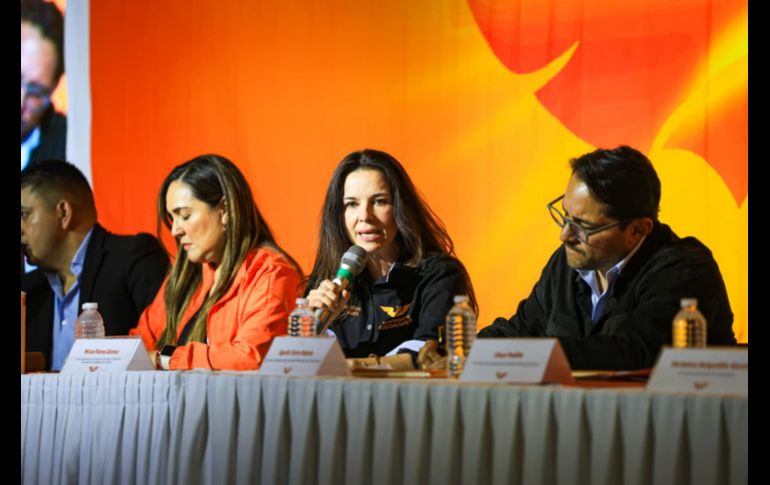 La dirigencia estatal de MC reconoció y agradeció la labor de los funcionarios en el Gobierno del Estado. EL INFORMADOR/ J. Acosta