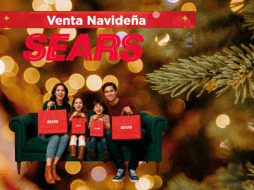 La Venta Navideña de Sears ofrece excelentes descuentos, facilidades de pago y la posibilidad de ganar grandes premios. CANVA /SEARS