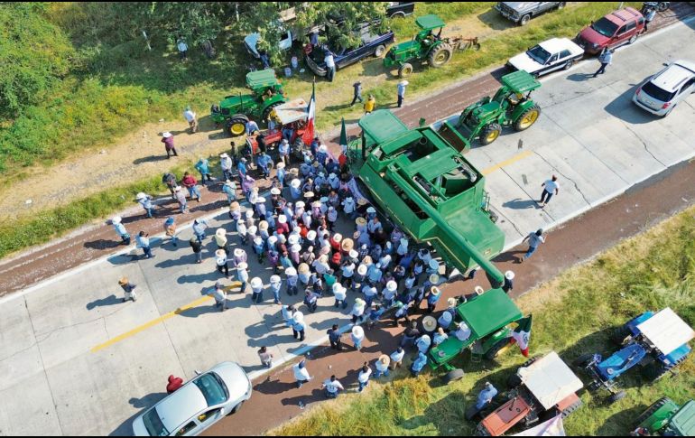 La mesa de diálogo entre productores y secretarios de Estado está programada a las 19:00 horas; por lo que, de concretarse, los bloqueos iniciarían durante la noche. EL INFORMADOR/Archivo