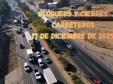 Bloqueos y cierres de carreteras en México este 17 de diciembre de 2025. EL INFORMADOR / ARCHIVO