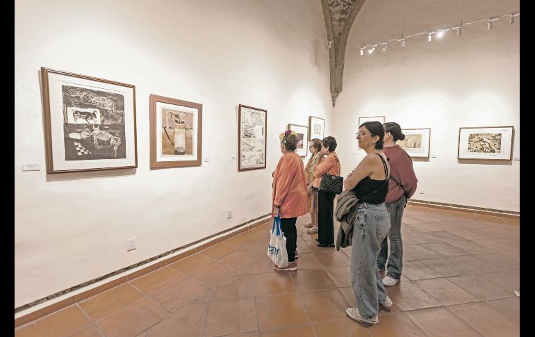 MUESTRA. La exposición “De Juchitán al Universo, obra de Francisco Toledo” fue una de las más visitadas.  FOTOS: CORTESíA