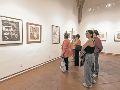 La exposición “De Juchitán al Universo, obra de Francisco Toledo” fue una de las más visitadas.  FOTOS: CORTESíA
