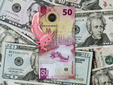 Según información de Bloomberg, el tipo de cambio este día arranca en 17.98 pesos por dólar (Ciudad de México, 07:45 horas). ESPECIAL / CANVA